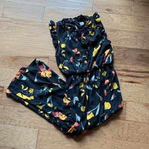 Full length floral romper